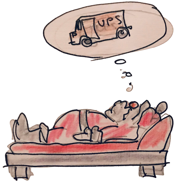 Secret Santa illustration